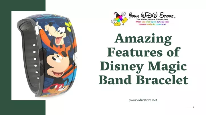 amazing features of disney magic band bracelet