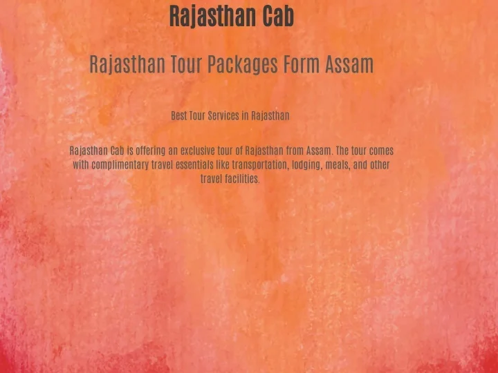 PPT - Rajasthan Tour PowerPoint Presentation, free download - ID:12167569
