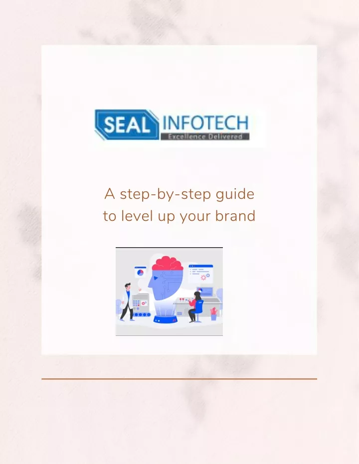 a step by step guide to level up your brand
