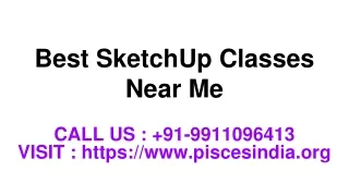 Best SketchUp Classes Near Me