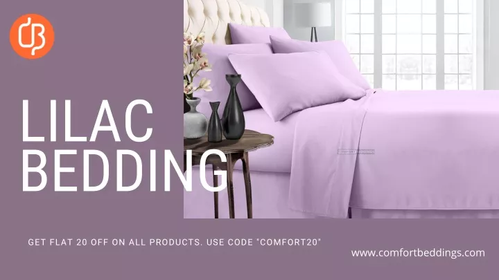 lilac bedding