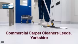 Commercial carpet cleaning company Leeds