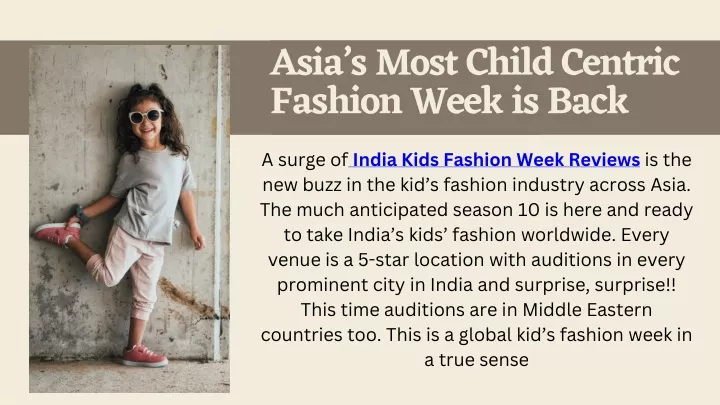 asia s most child centric fashion week is back