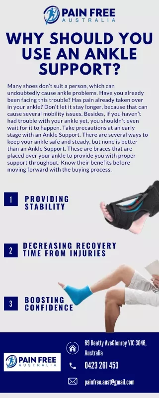 Why Should You Use An Ankle Support ?