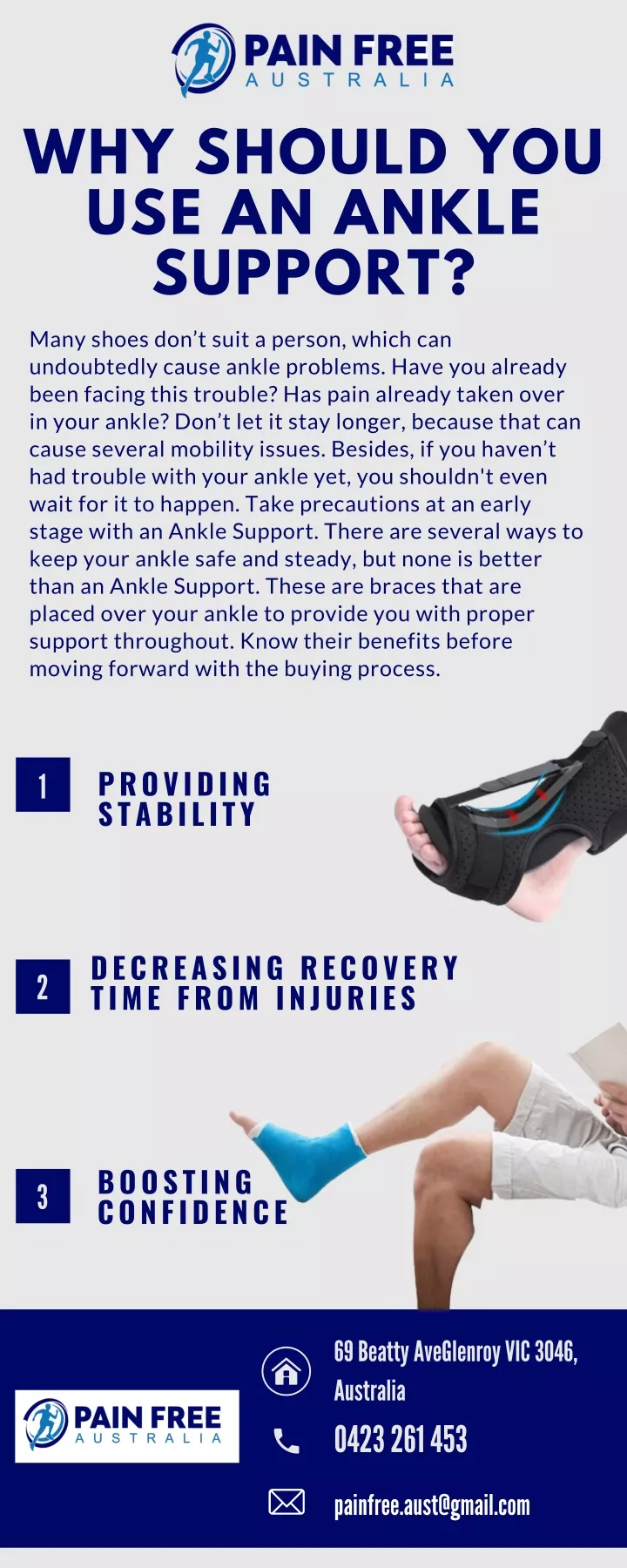 why should you use an ankle support