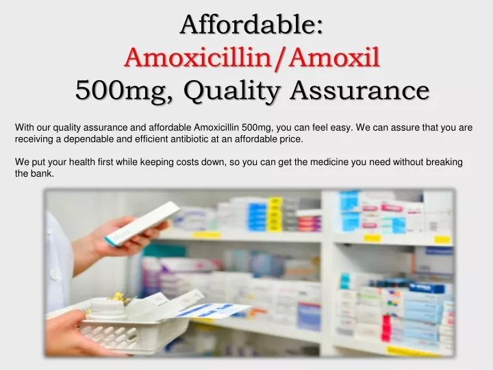 affordable amoxicillin amoxil 500mg quality assurance