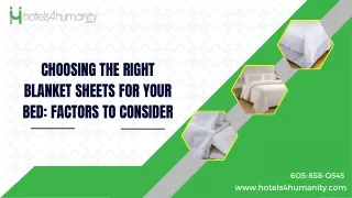 Choosing the Right Blanket Sheets for Your Bed Factors to Consider
