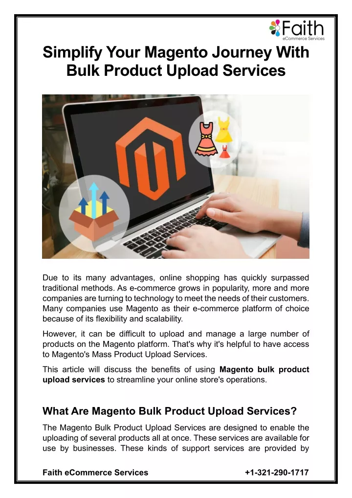 simplify your magento journey with bulk product