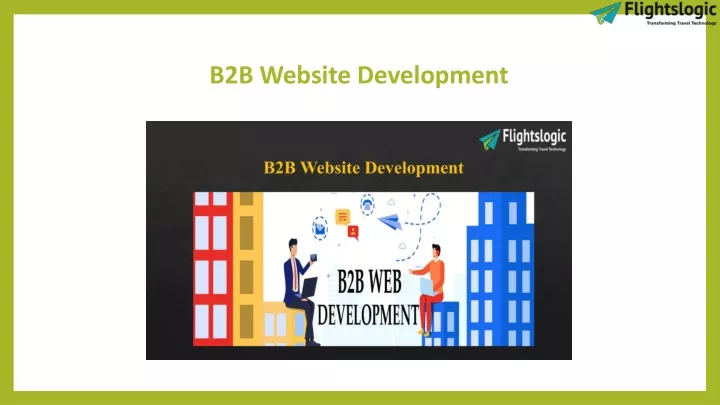 b2b website development