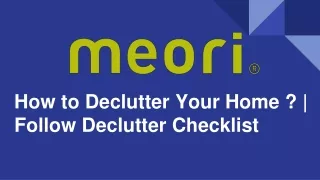 how to declutter your home