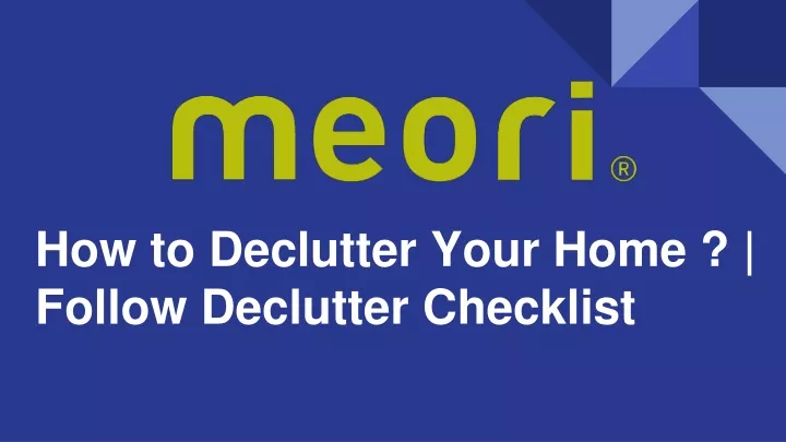 how to declutter your home follow declutter checklist