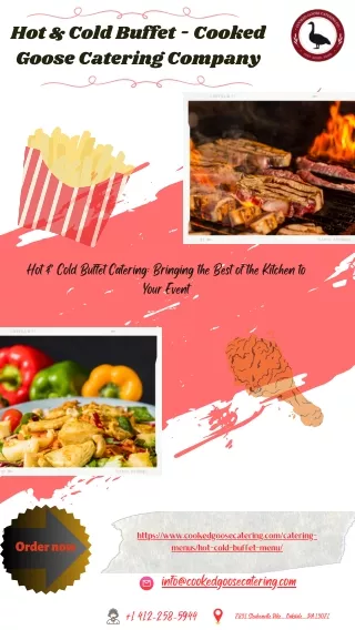 Hot & Cold Buffet - Cooked Goose Catering Company