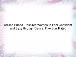 adison briana inspires women to feel confident