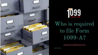File 1099-A Online - 1099 A Filing Deadline - File 1099 A Electronically