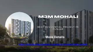 M3M Mohali | Best Residential Project in Punjab