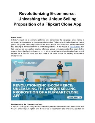 revolutionizing e commerce unleashing the unique