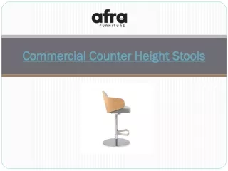 Commercial Counter Height Stools