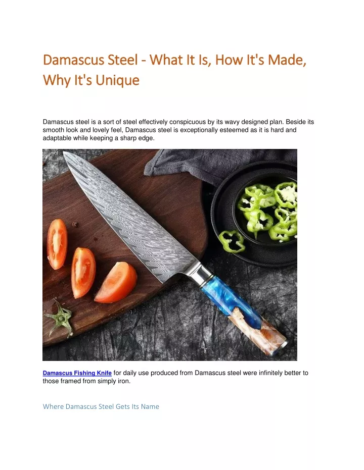 damascus steel damascus steel what