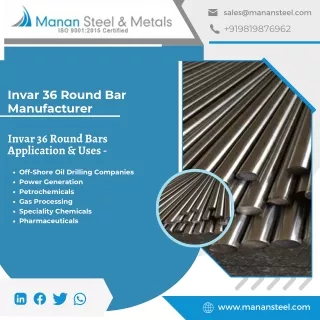 Invar 36 Round Bar Manufacturer | Tungsten Carbide Round Bar Manufacturer - Mana