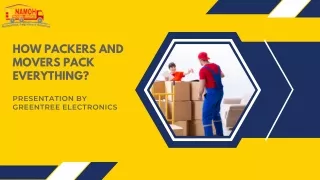 How packers and movers pack everything