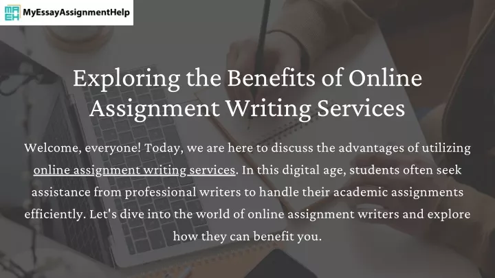 exploring the benefits of online assignment