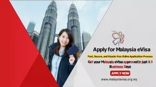 Apply Malaysia Evisa Online: Step-By-Step Application Process