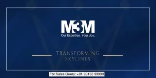 m3m crown sector 111 Dwarka Expressway Gurgaon Luxury High Rise Apartments