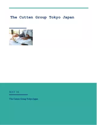 Why Planning for Retirement Is Important - The Cutten Group Tokyo Japan