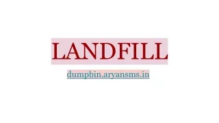 landfill