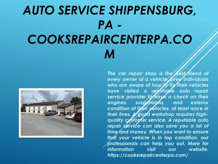 auto service shippensburg pa cooksrepaircenterpa com