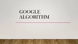 google algorithm