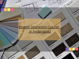 Interior Designing Course in Hyderabad