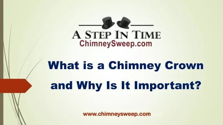 what is a chimney crown and why is it important