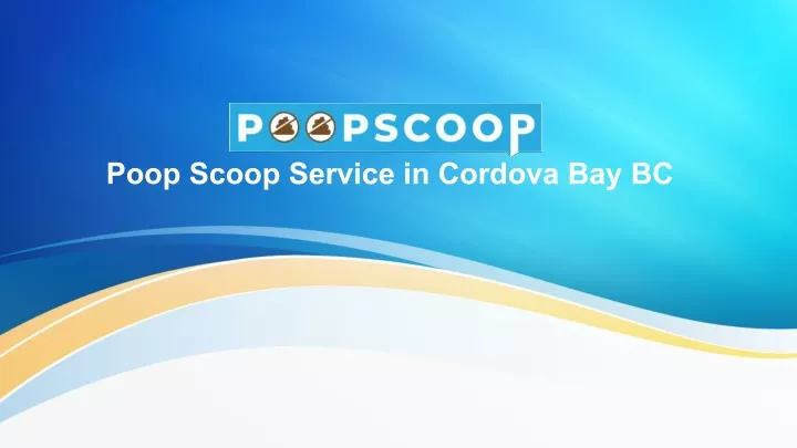 poop scoop service in cordova bay bc
