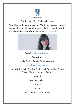 dentist near me smile gallery com