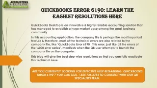 quickbooks error 6190 learn the easiest resolutions here