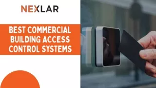 Best Commercial Building Access Control Systems
