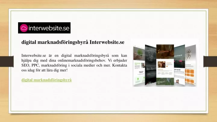 digital marknadsf ringsbyr interwebsite se