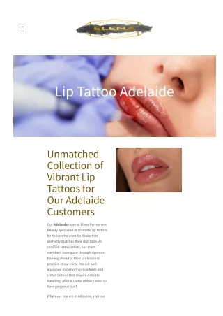 Lip Tattoo Adelaide