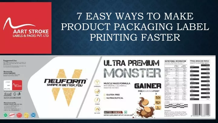 7 easy ways to make product packaging label