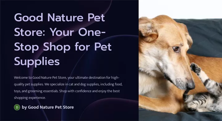good nature pet store your one stop shop