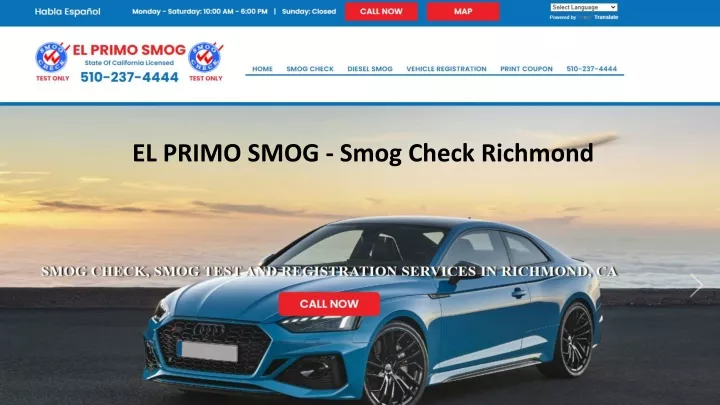 el primo smog smog check richmond