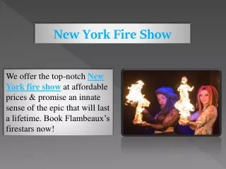 New York Fire Show