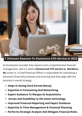7 ultimate reasons to outsource cfo service