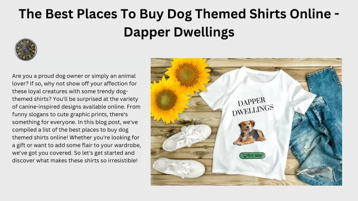the best places to buy dog themed shirts online