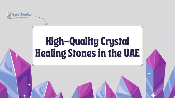 high quality crystal healing stones in the uae