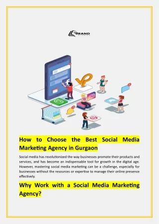 How to Choose the Best Social Media Marketing Agency in Gurgaon