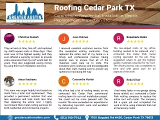 roofing cedar park tx commercial residential