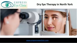 Dry Eye Therapy in North York