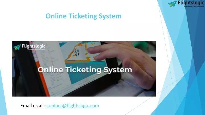 online ticketing system